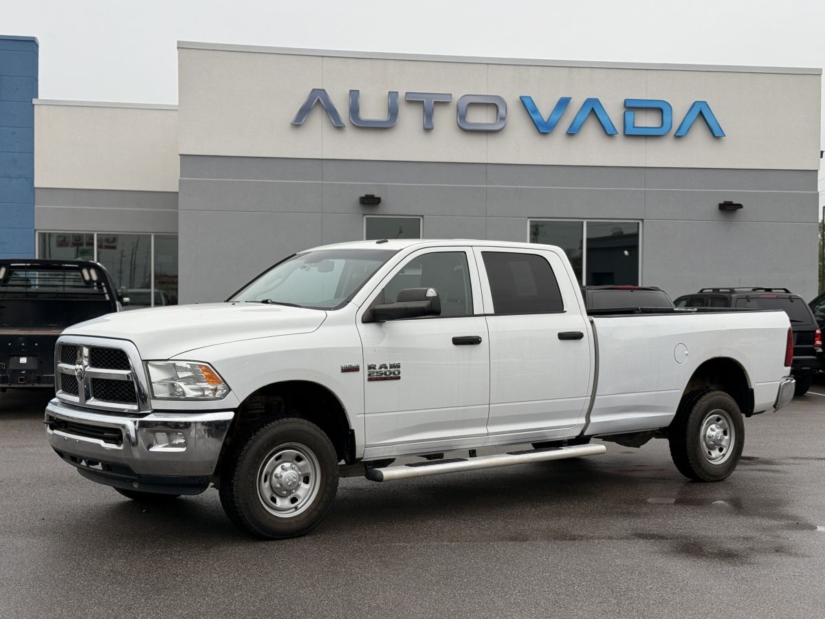 White 2014 RAM 2500 Tradesman Crew Cab LB 4WD Pickup Truck Four-Wheel Drive Automatic